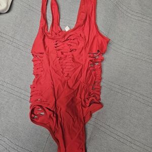 Stylish Red One Piece